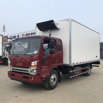 湖北冷鏈運輸車廠家江淮6米8冷藏車
